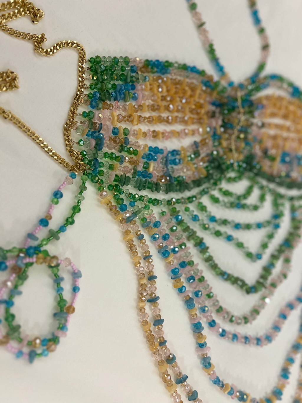 Bustier en perles 'Do Brazil'
