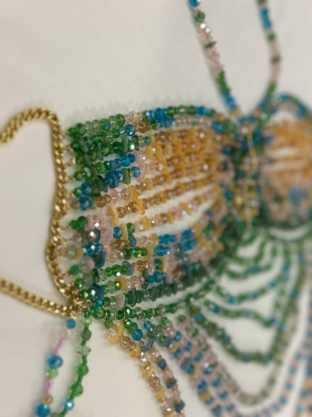 Bustier en perles 'Do Brazil'