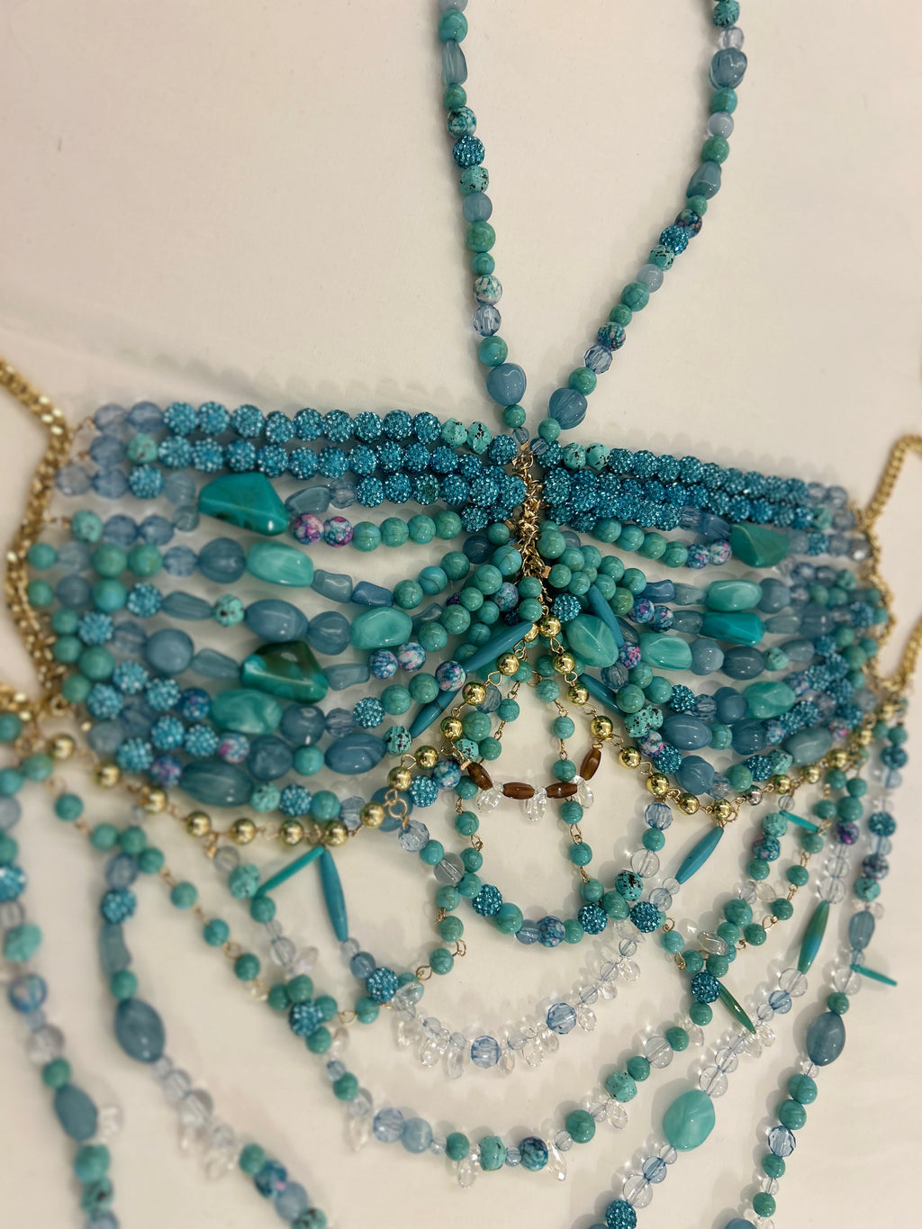 Bustier en perles 'Maldives'
