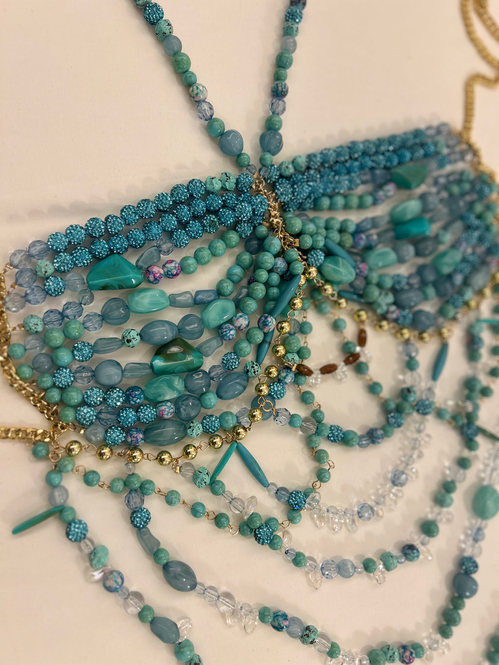 Bustier en perles 'Maldives'