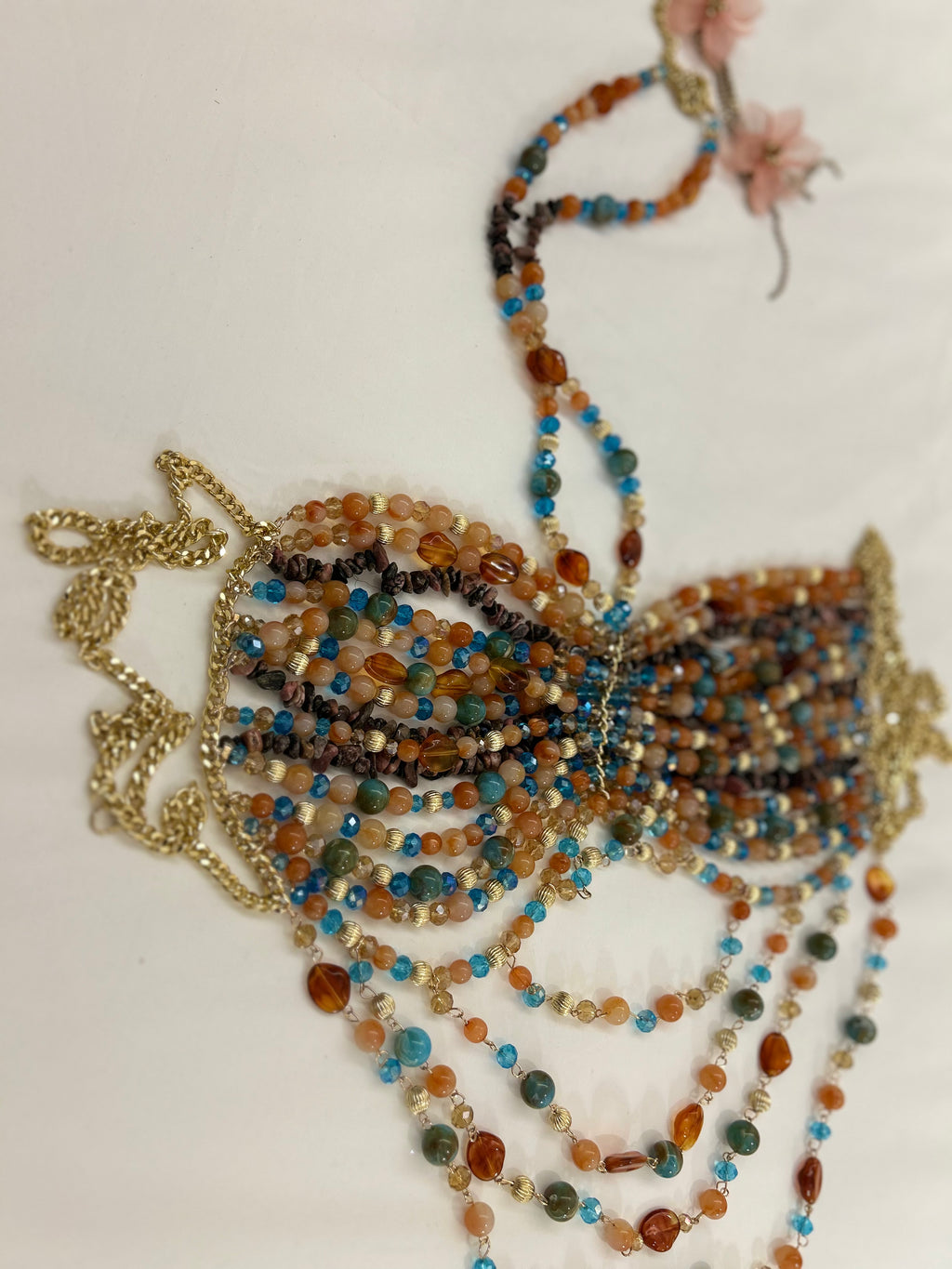 Bustier en perles 'Terra Reina'